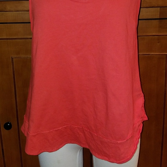 Free People Tank Orange/Red - Picture 2 of 6
